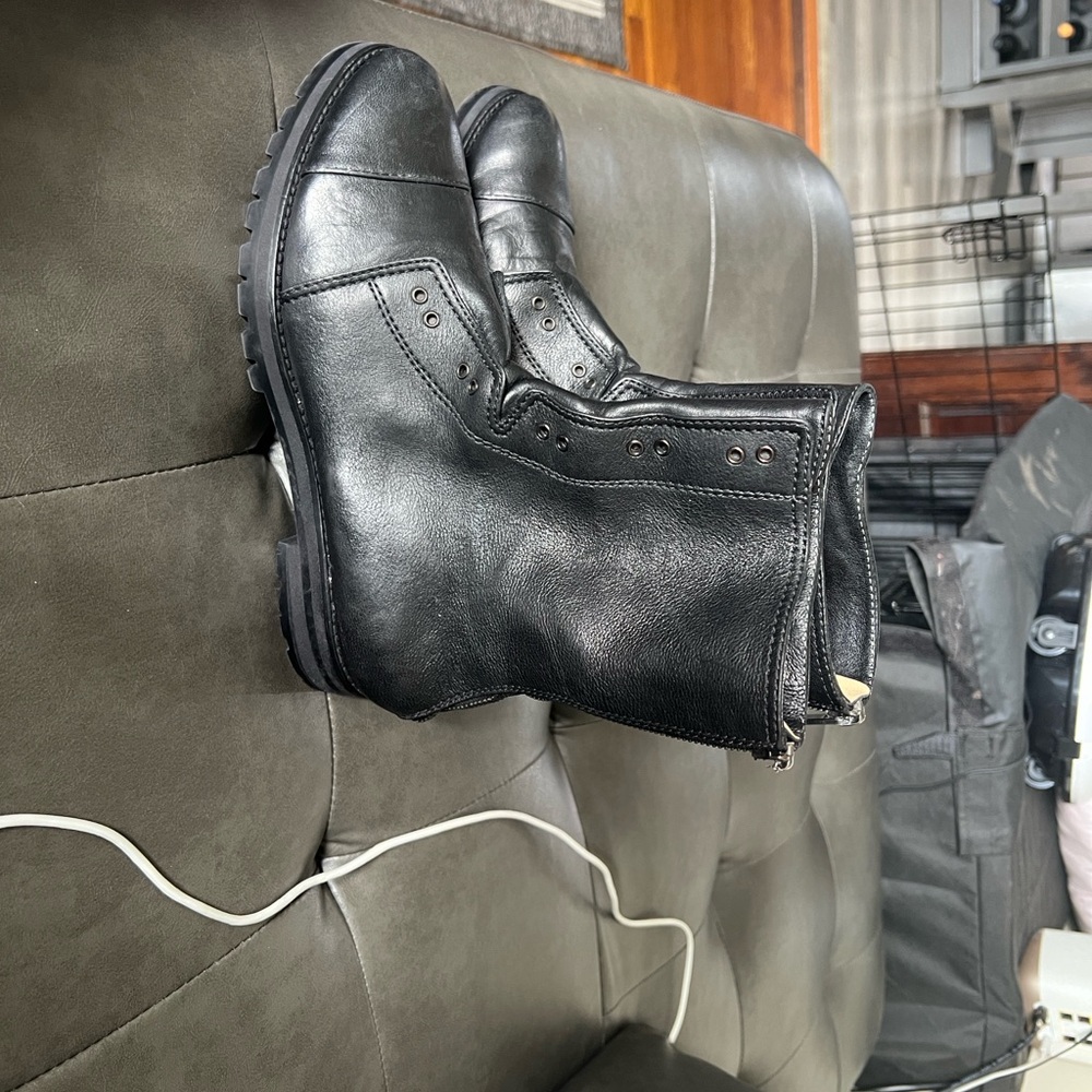 Jimmy Choo Black Leather Boots